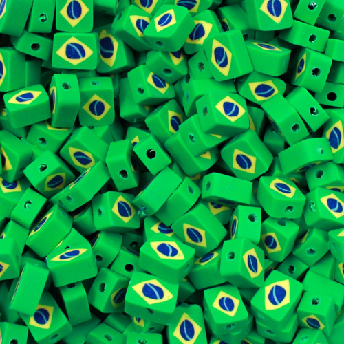 Entremeio Do Brasil Dec08x10mm Em Pvc Pct Com 500 Unidades Cor Verde Bandeira