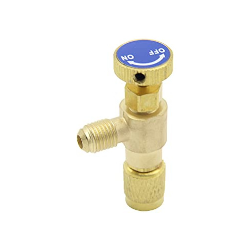 R12 R22 Refrigerant Charging Valve 1/4in Male To 1/4in ...