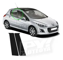 Comprar Calcos Parantes Peugeot 308 \u002F 408 Negro Mate Liso - Ploteoya
