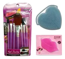 Comprar Kit Brochas X6u + Limpiador Siliconado + Mascarilla Labios