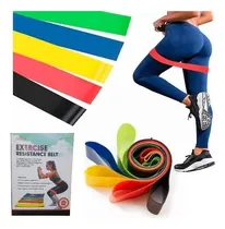 Comprar Pack De 5 Bandas Elásticas De Resistencia Para Ejercicio