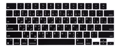 Xskn Hebreo Negro Versión De Ee. Uu. Funda De Teclado De Sil