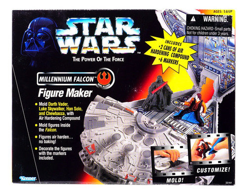 Star Wars Power Of The Force Figure Maker Millennium Falcon