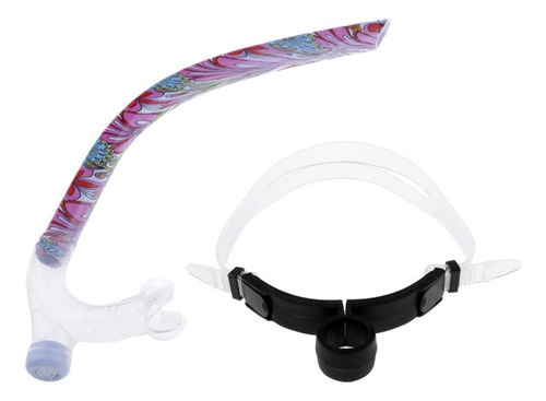 Snorkel Frontal Para Entrenamiento De Natación - Montaje