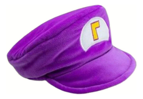 Gorra Waluigi De Mario Bros Peluche Mario Bros Gorro