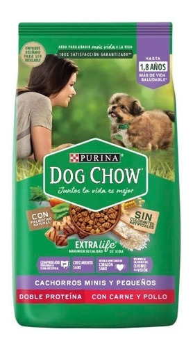  Dog Chow Cachorro Mini Y Pequeña 1.5kg Sin Colorante Nuska 