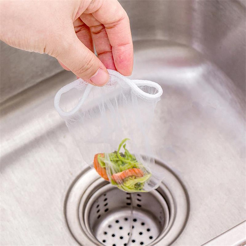 Filtro De Basura Para Fregadero, Limpieza Desechable Antiblo