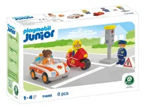 Comprar Playmobil Junior 123 Policía Bombero Medico Vehículos 71692 Policía Medico Bombero
