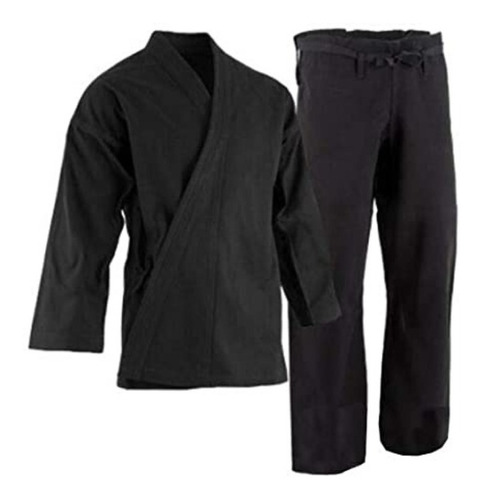 Uniforme De Karate Banzai Negro, Tallas 4-5-6
