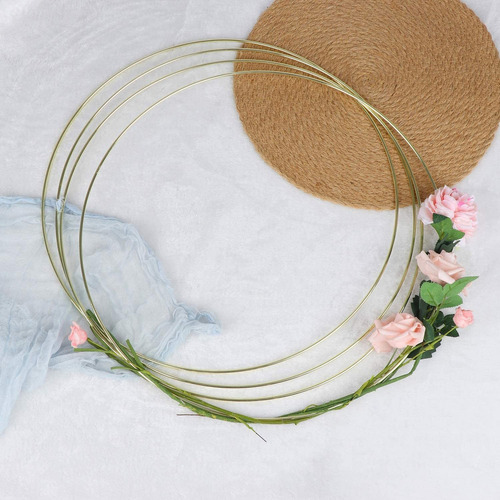 10 Piezas Anillos Metal Aros Macramé Para Atrapasueños