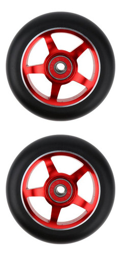 2 Unids De Ruedas Duradero Parte Reempalzable De De Rojo
