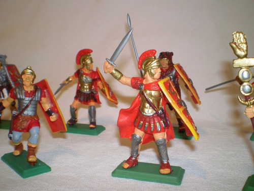 Imagen 3 de 3 de Soldados Romanos Set X 8