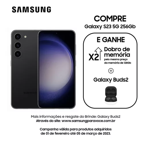 Novos Galaxy S23 5G já estão à venda na , incluindo Buds2 de brinde