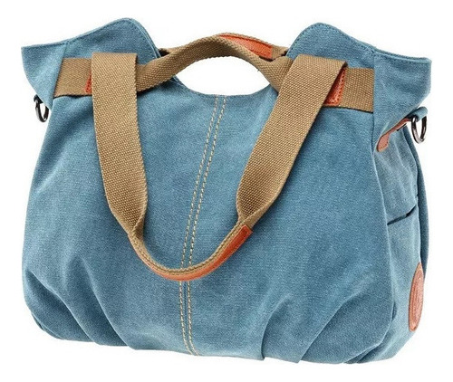 Bolso Vintage Hobo Daily De Lona Con Correa Para El Hombro 2