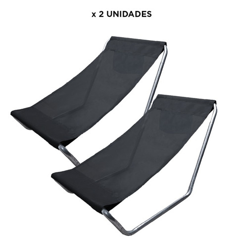 Reposera Desarmable Playera Bolso Kayak Hasta 135 Kg X 2u