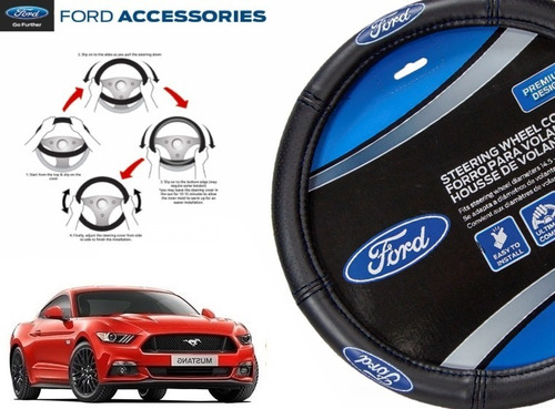 Funda Cubre Volante Ford Mustang Gt V8 2015 A 2018 Original