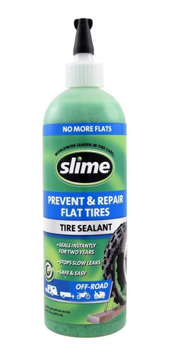 Slime 473ml 16 Oz Sin Camara Infla Y Repara Pinchaduras Fas!