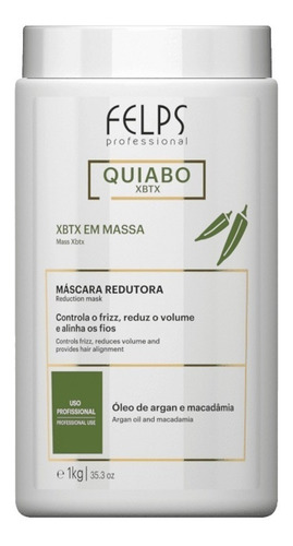 Felps Xbtx Óleo De Argan E Macadâmia 1kg