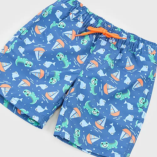 Traje De Baño Bebe Short Navy