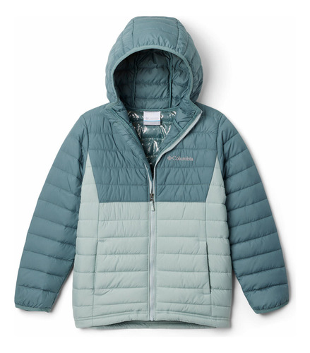 Parka Niño Powder Lite Hooded Celeste