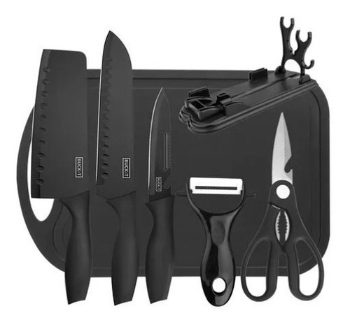 Juego De Cuchillos 7 Pz Cocina Acero Inoxidable