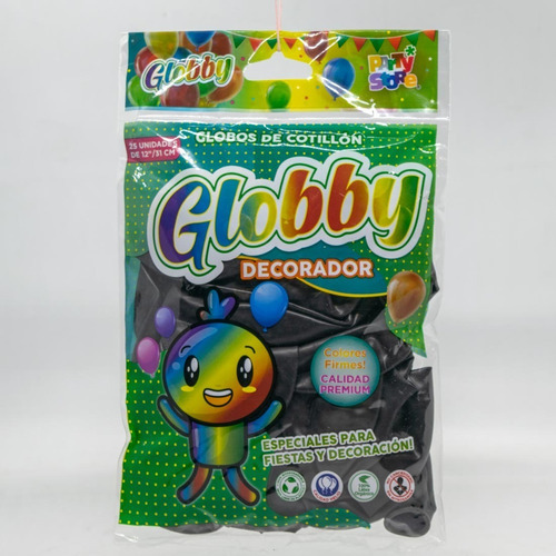 Globos Decorador Globby 12 Pulgadas X 25 Uni Color Púrpura