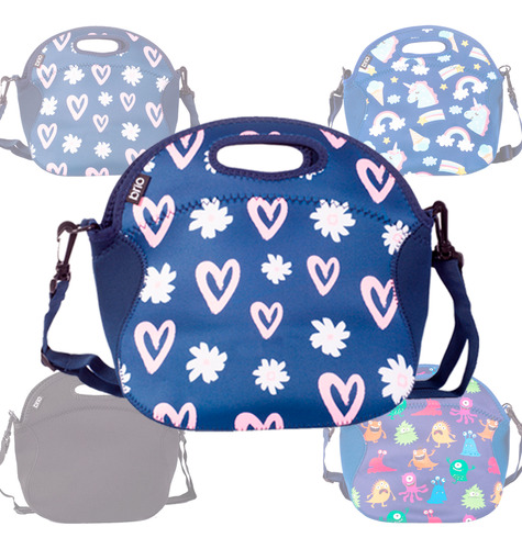 Bolso Lunchera Termica Neopreno Vianda Con Correa 