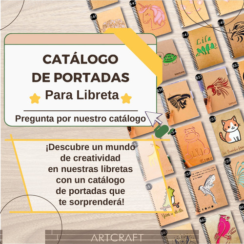 Libreta Portada Personalizada Salud Nutrición ½ Carta E75