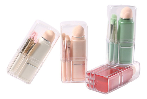 Set De Brochas De Maquillaje Retráctiles Para Cosméticos Fac