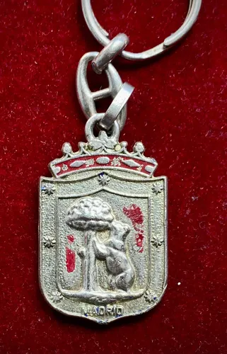 Llavero Recuerdo Escudo Madrid España (Usado)