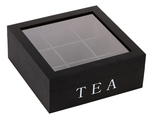 9 Compartimentos, Tapa Transparente Con Caja De Almacenamien