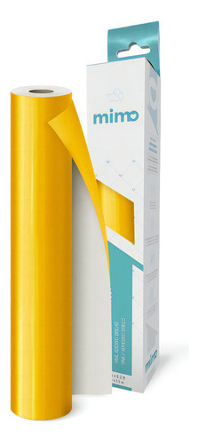 Adesivo Vinil Brilho Amarelo Sol 30cmx2,5m Mimo - 05860