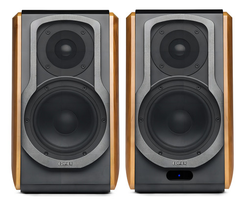 Bocinas Edifier S1000db Estudio Bluetooth Con Control Color Madera