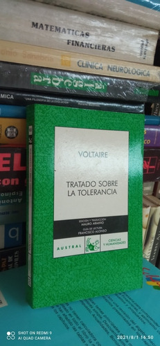 Libro Tratado Sobre La Tolerancia. Voltaire