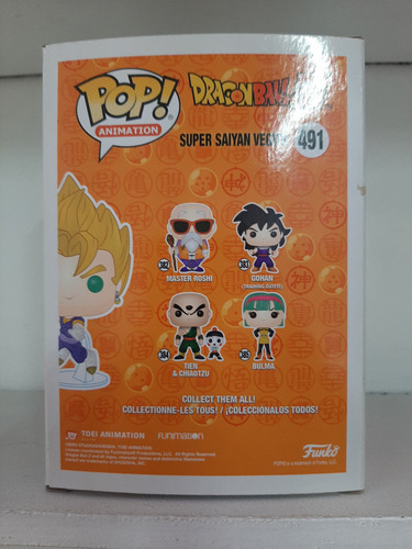 Funko Pop! Animation Dragon Ball Z Vegito 491 (Usado)