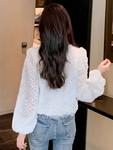 Camisa Para Dama Holgada Y Plisada Para Uso Diario