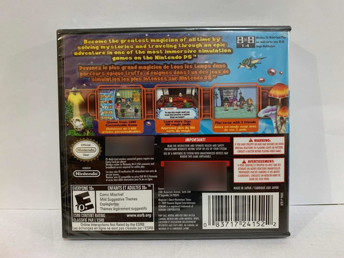 Magician's Quest Mysterious Times Sellado Para Nintendo Ds (Usado)