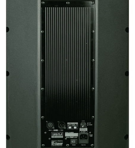 Caixa Acústica Sr 315a Com Controle Staner Bivolt Preto