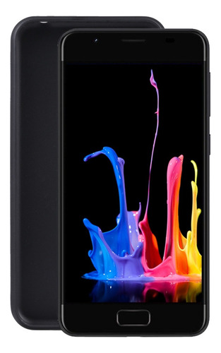 A Funda Negra De Tpu Para Asus Zenfone 4 Max Zc554kl