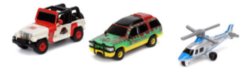 Jada Toys Jurassic World 31955 - Paquete De 3 Coches Fundido