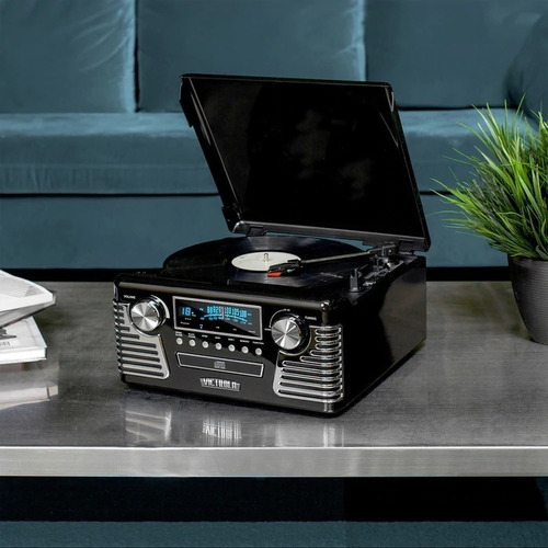 Imagen 7 de 9 de Victrola Tocadiscos Multifuncional 6-in-1, The Retro 50´s
