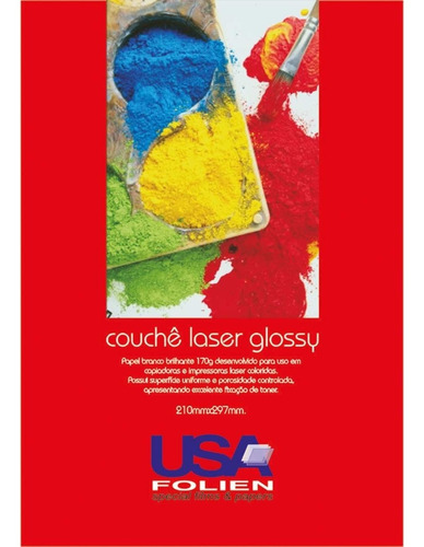 Papel Fotográfico Laser A4 Glossy Couche 170g