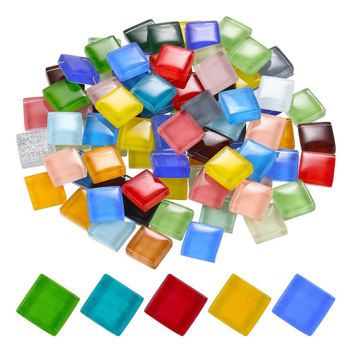Azulejos De Espejo De Vidrio De Color Mármol De 1200 Piezas
