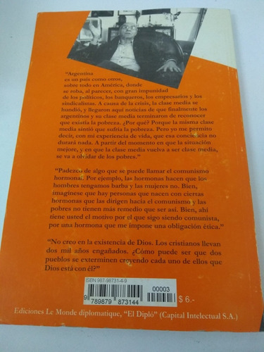 José Saramago: Soy Un Comunista Hormonal - Jorge Halperín (Usado)
