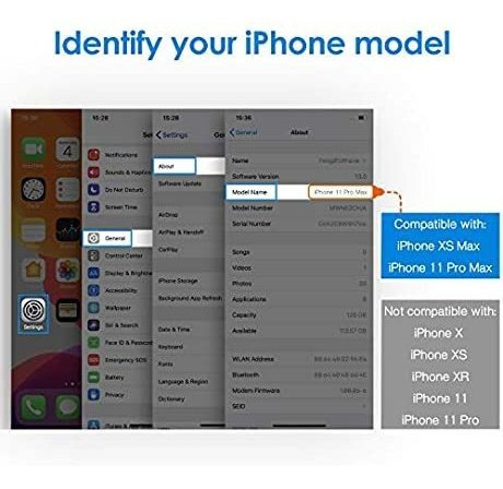 Imagen 3 de 6 de Protector Pantalla De Privacidad Para iPhone 11 Pro Max 2 Pz