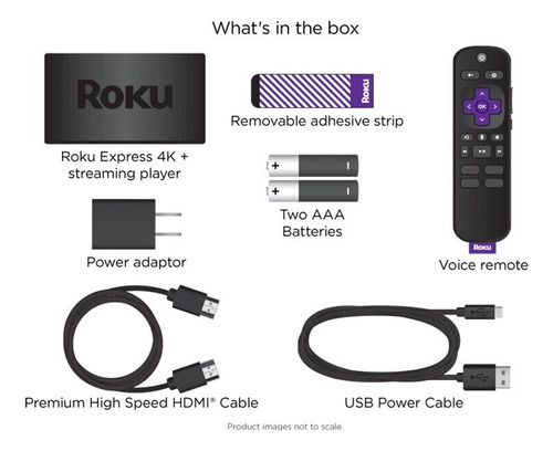 Imagen 2 de 4 de Roku Tv Express Netflix Youtube Hd Hdmi Wifi Internet