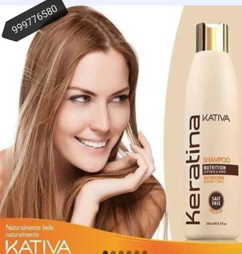 Tratamiento De Keratina Cabello Laceado Y Alisado Kativa