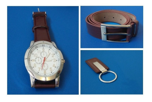 Combo Feliz Dia Papa: Reloj + Correa + Llavero