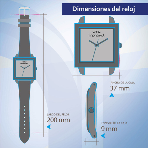 Reloj Montreal Hombre Ml493 Tienda Oficial Envío Gratis