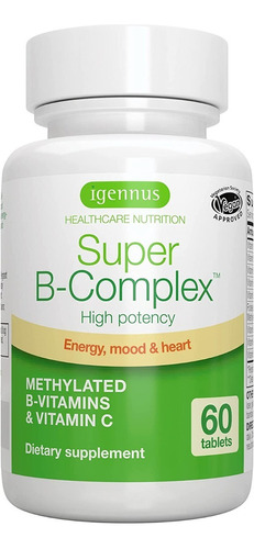 Complejo B 60 Tab Igennus Healt - - Unidad a $3835